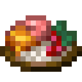 Plate of Honey Glazed Ham in Minecraft