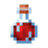 Splash Potion of Cure Potion in Minecraft