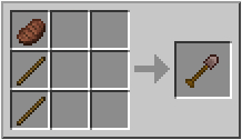 How to craft beef shovel in Minecraft