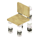 Birch Chair in Minecraft