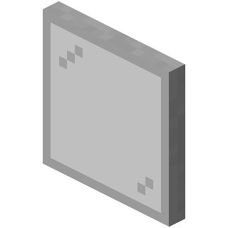 Light Gray Stained Glass Pane in Minecraft