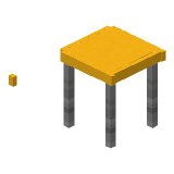 Yellow Modern Table in Minecraft