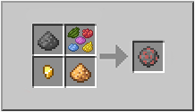 How to craft firework star (white dye, start shaped, twinkle) in Minecraft