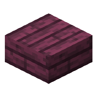 Crimson Slab in Minecraft