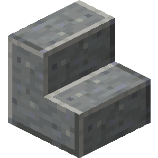Polished Andesite Stairs in Minecraft