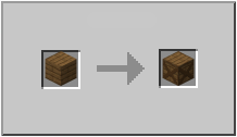 How to craft spruce crate in Minecraft