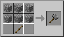 How to make a hammer in hot sale minecraft