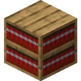 Red Bookshelf in Minecraft