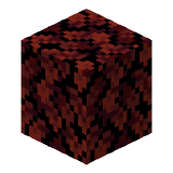 Red Glowing Oak Leaves in Minecraft