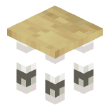 Birch Stool in Minecraft