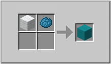 How to craft cyan wool in Minecraft