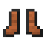 Acacia Wood Boots in Minecraft
