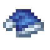Blue Santa Hat in Minecraft