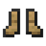 Oak Wood Boots in Minecraft