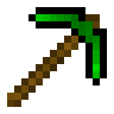 Emerald Pickaxe in Minecraft