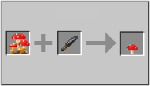 How to craft red mushroom in Minecraft