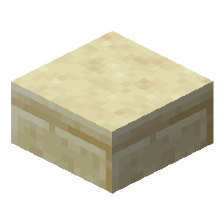 Cut Sandstone Slab in Minecraft