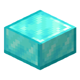 Diamond Block Slab in Minecraft