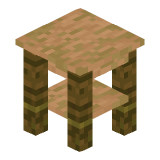 Jungle Square Table in Minecraft