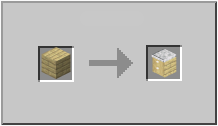 How to craft birch kitchen cabinet in Minecraft