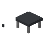 Gray Modern Coffee Table in Minecraft