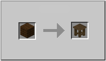 How to craft dark oak stool in Minecraft