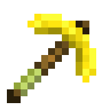 Banana Pickaxe in Minecraft