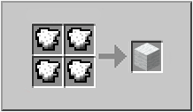 How to craft white wool in Minecraft