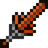 Flaming Sword in Minecraft