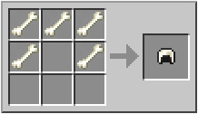 How to craft bone helmet in Minecraft