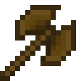Wooden Double Axe in Minecraft