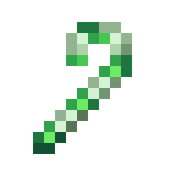 Green Candy Cane in Minecraft