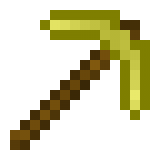 Yellowspider Pickaxe in Minecraft