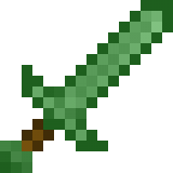 Green Sword in Minecraft