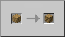 How to craft oak crate in Minecraft
