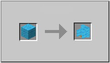 How to craft light blue sofa in Minecraft
