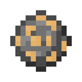 Firework star (white dye, large ball, trail) in Minecraft