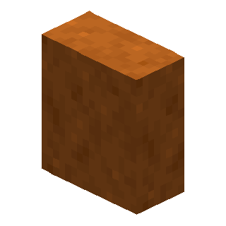 Vertical Smooth Red Sandstone Slab in Minecraft