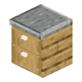 Oak Kitchen Cabinet in Minecraft