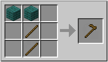 How to craft wooden hoe in Minecraft