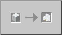 How to craft white sofa in Minecraft