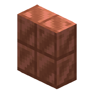 Vertical Cut Copper Slab in Minecraft