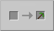 How to craft t1 upgraded pickaxe in Minecraft