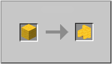 How to craft yellow sofa in Minecraft