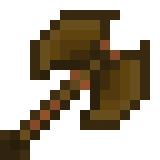 Enhanced Wooden Double Axe in Minecraft