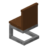 Brown Modern Chair in Minecraft