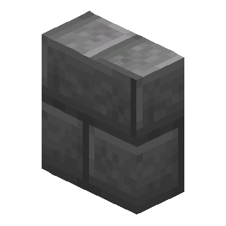 Vertical Stone Brick Slab in Minecraft