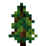 Green Glowing Oak Tree Sapling in Minecraft