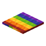 Raimbow Wool Carpet in Minecraft