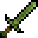 Emeralds Sword in Minecraft